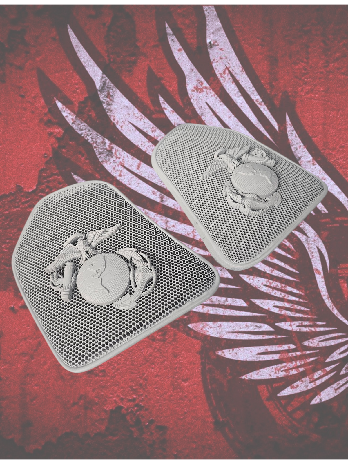 19 to 25+ Indian Challenger Challenger USMC themed inner speaker grills set