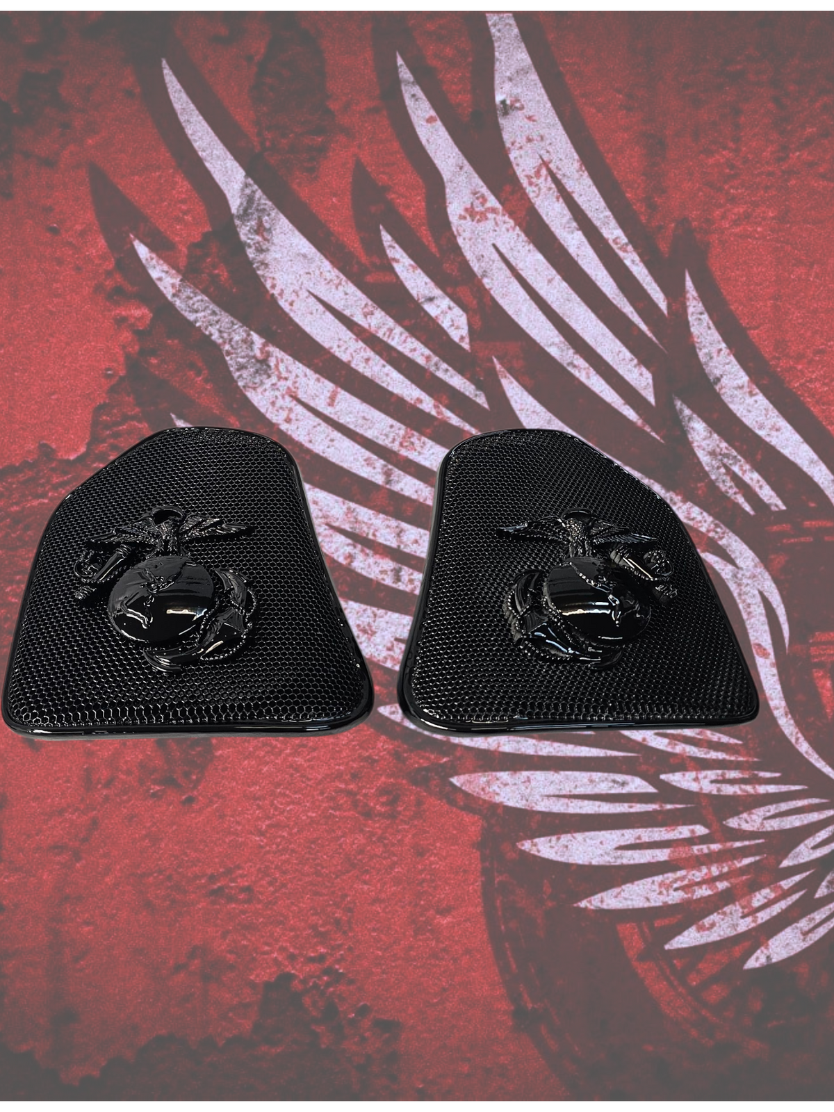 19 to 25+ Indian Challenger Challenger USMC themed inner speaker grills set