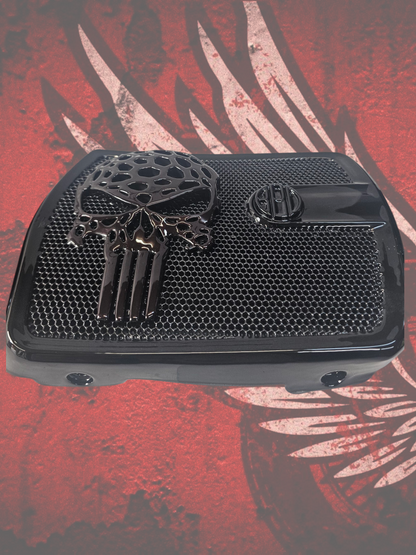 18 to 26+ Indian Chieftain webbed punisher inner speaker grills set
