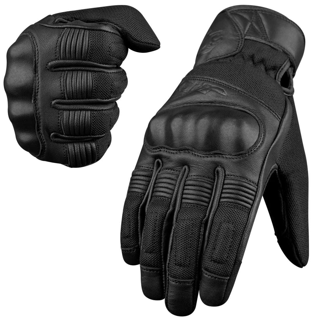 Ultra Volid Leather Motorcycle Gloves Full Protection Ride
