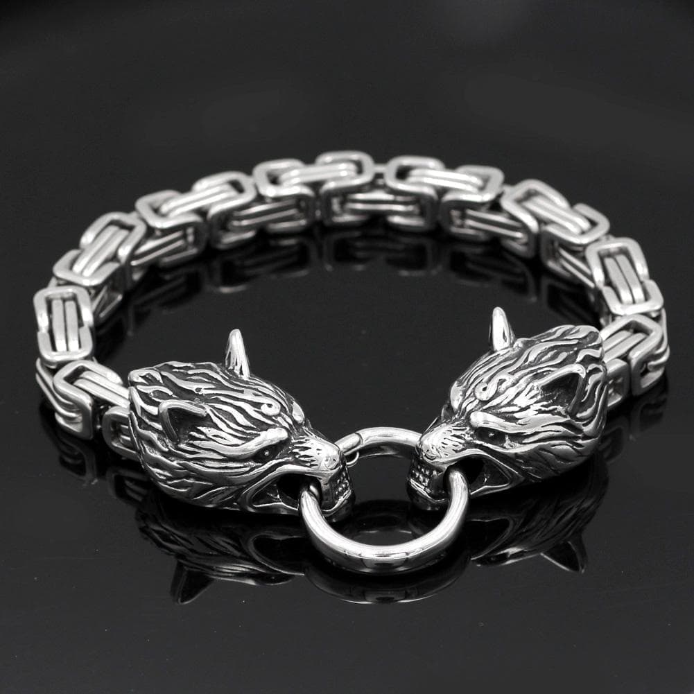 Viking Wolf Head King&