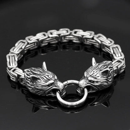 Viking Wolf Head King&