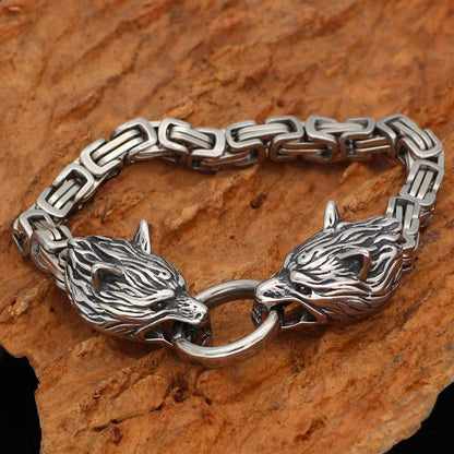 Viking Wolf Head King&