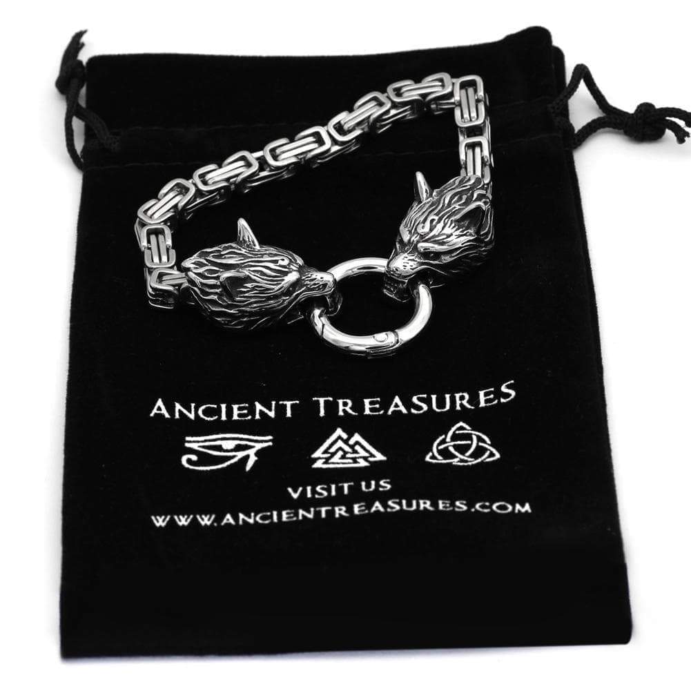 Viking Wolf Head King&