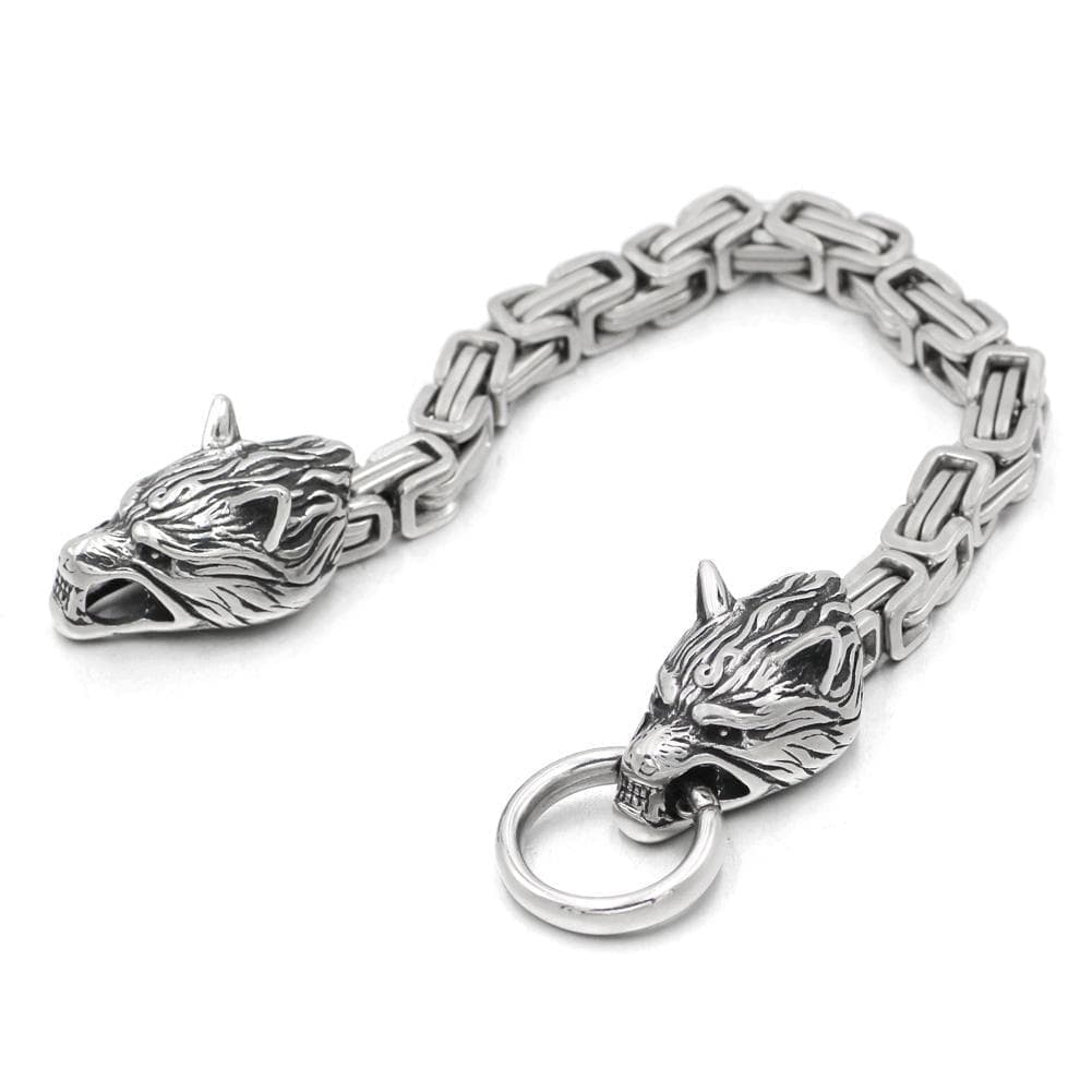 Viking Wolf Head King&