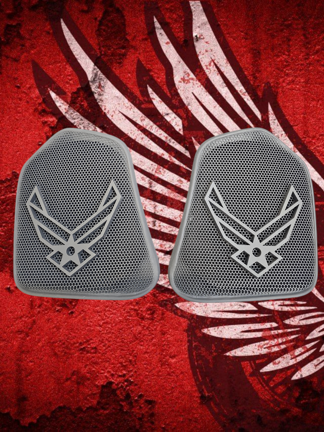 19 to 25+ Indian Challenger Air Force themed inner speaker grills set