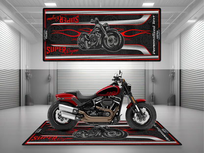 MPM Motorcycle Mat for American Motorcycles U1203 Garage