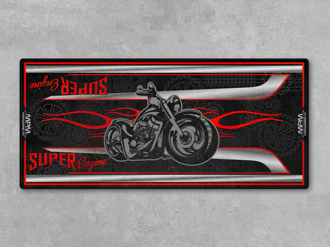 MPM Motorcycle Mat for American Motorcycles U1203 Garage