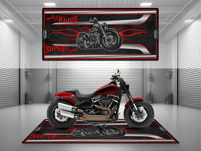 MPM Motorcycle Mat for American Motorcycles U1203 Garage
