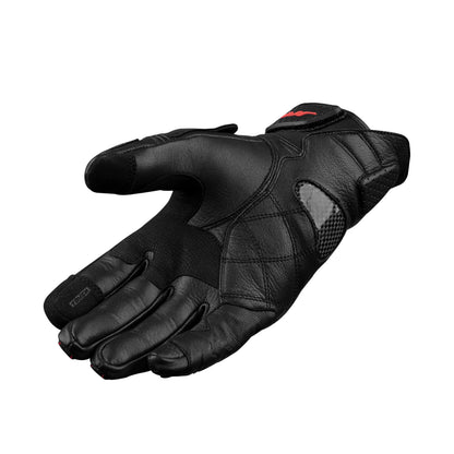 Gladiator Leather Motorcycle Gloves Reinforced Knuckle Men
