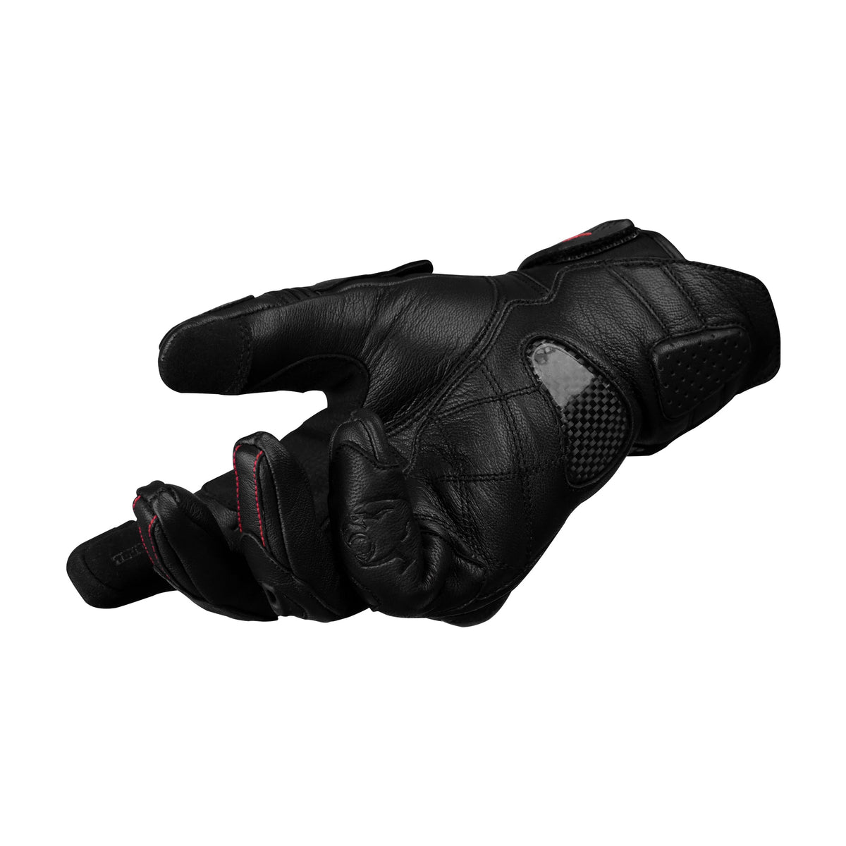 Gladiator Leather Motorcycle Gloves Reinforced Knuckle Men