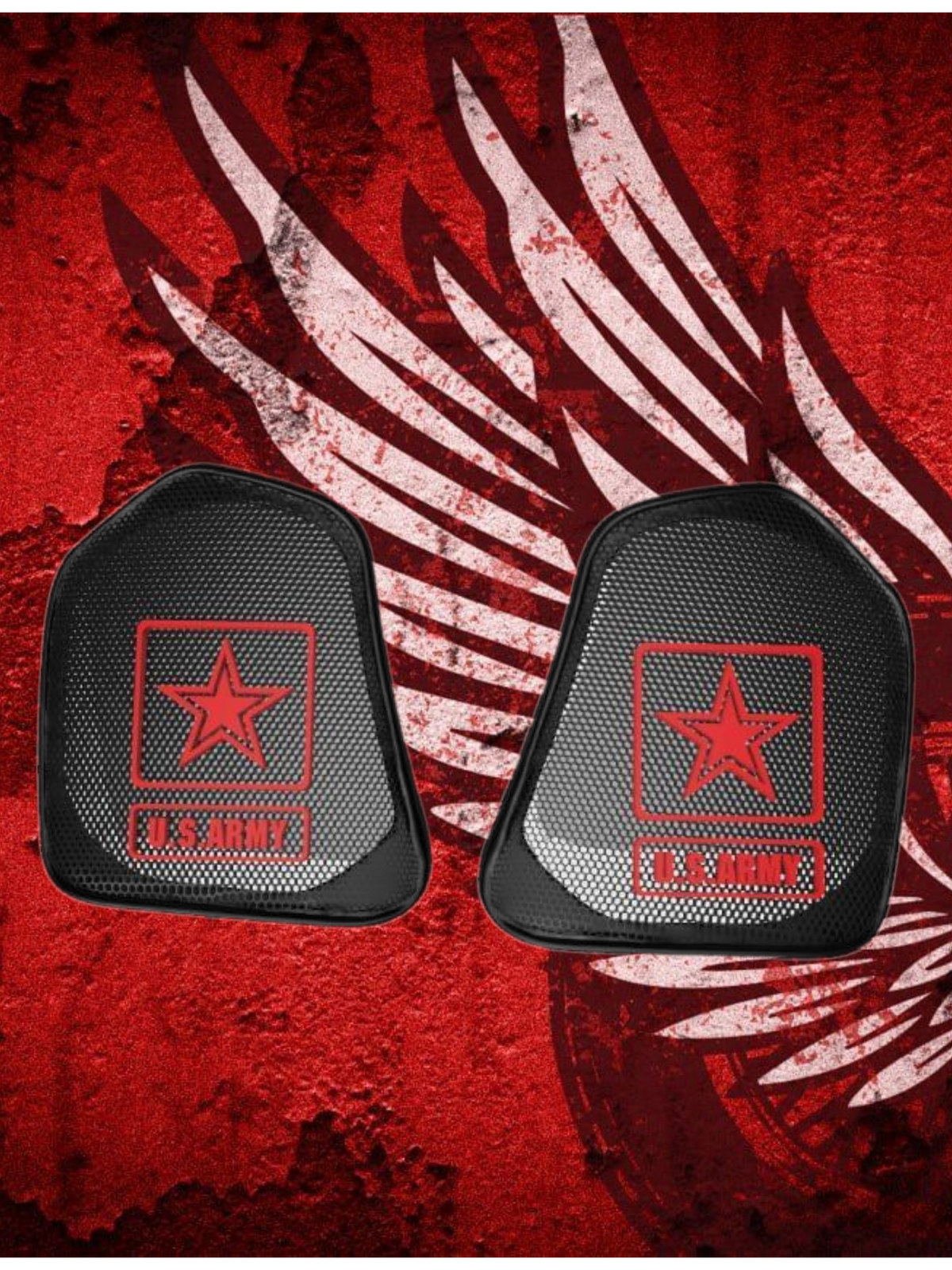 19 to 25+ Indian Challenger Army themed inner speaker grills set