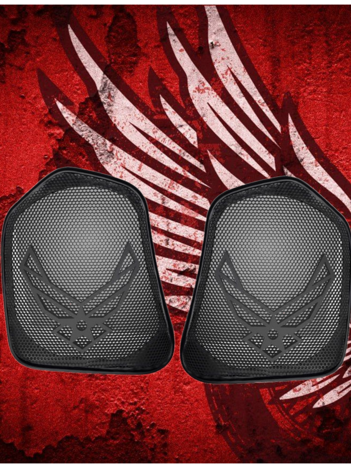 19 to 25+ Indian Challenger Air Force themed inner speaker grills set