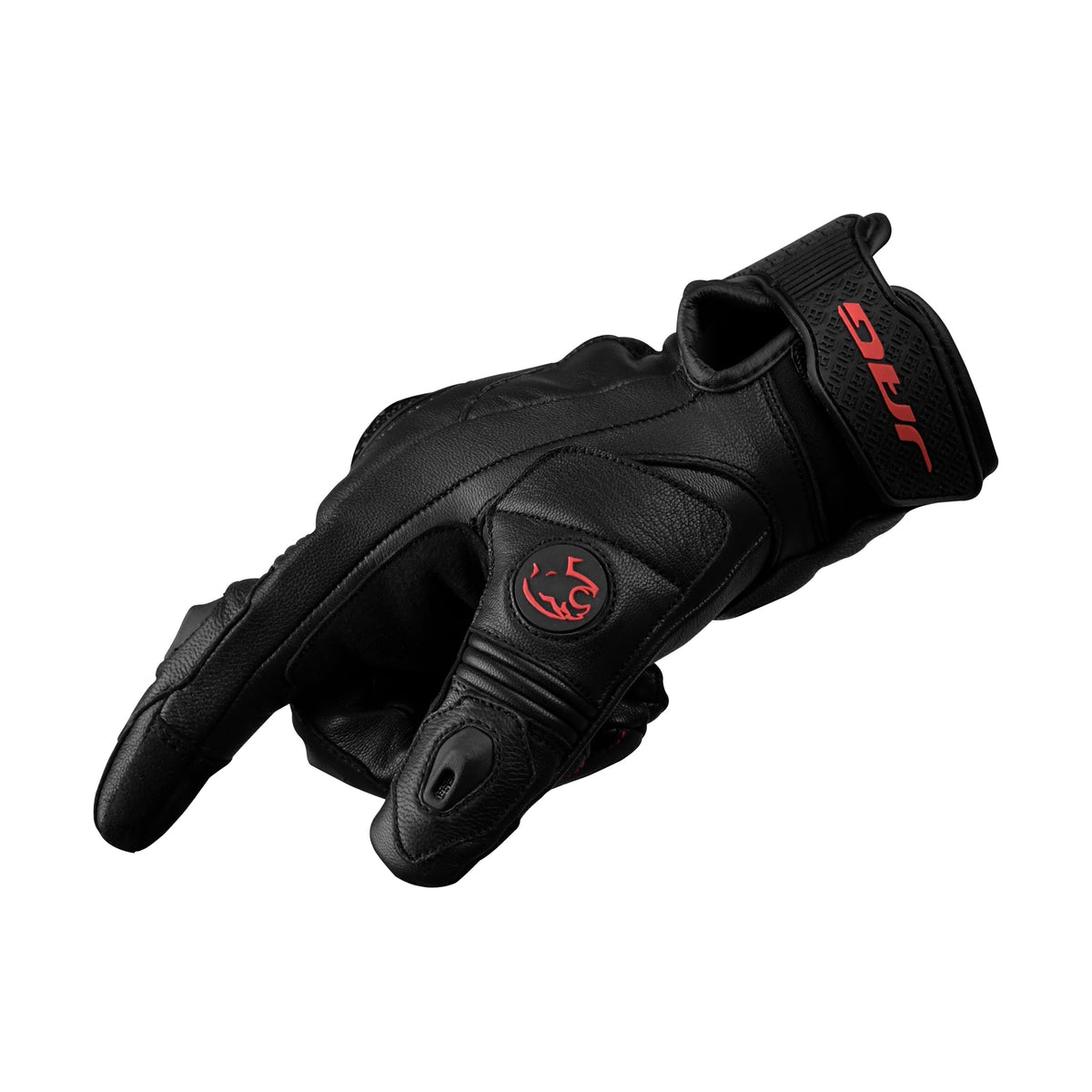 Gladiator Leather Motorcycle Gloves Reinforced Knuckle Men