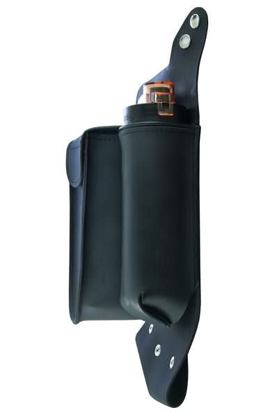 Crash Bar Bag Left Side Leather Motorcycle Highway Bar