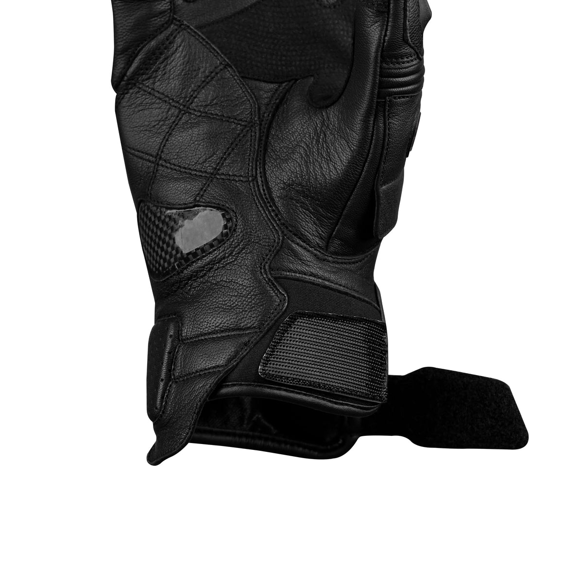 Gladiator Leather Motorcycle Gloves Reinforced Knuckle Men
